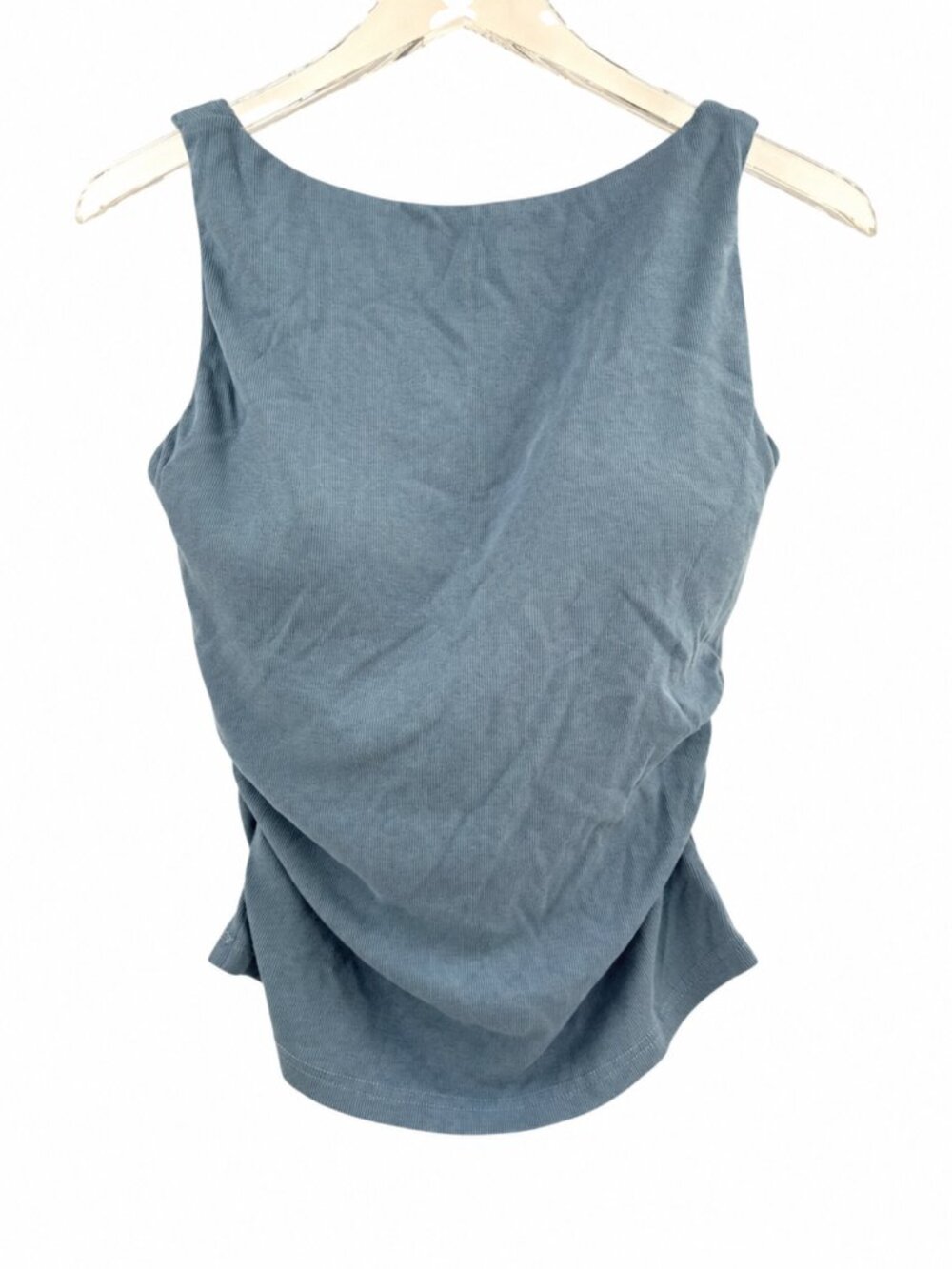 OGL Plantive® Elastic Open Back Bra Tank Dusk Blue Small #A6010 - Picture 3 of 14
